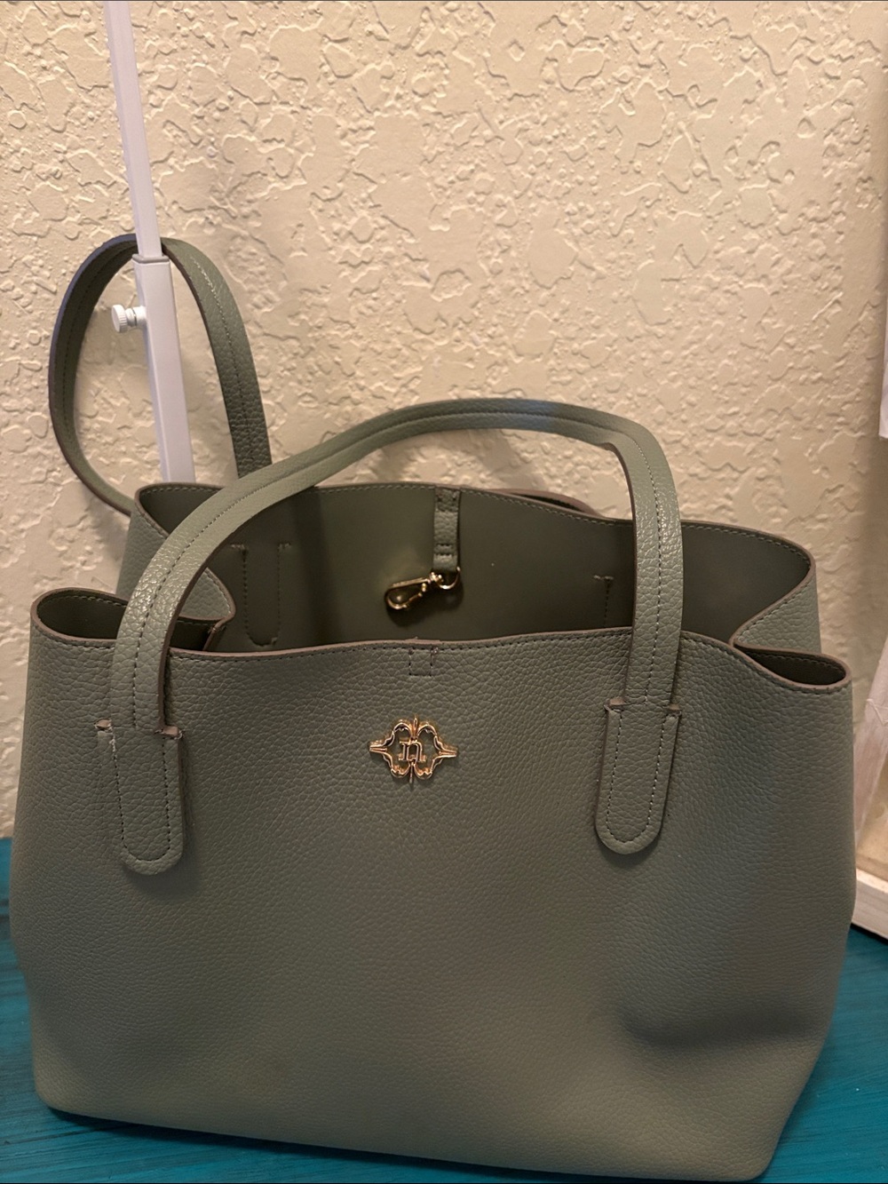 Green Tote Bag Like New